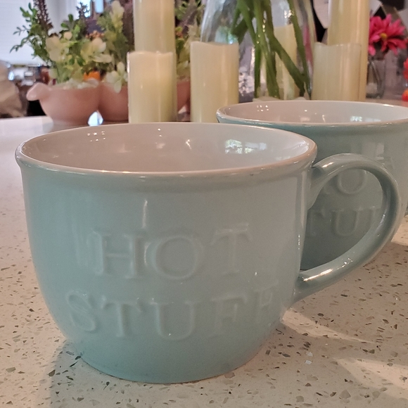 JUMBO HOT STUFF MINT PASTEL MUG - Picture 2 of 5